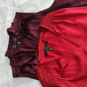 Lot of 2 White House Black Market tops